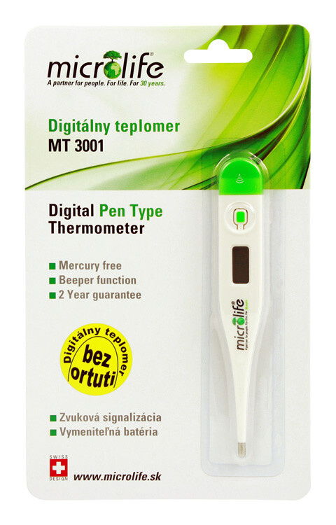 MICROLIFE Teploměr MT 3001 digitální 60 sekundový