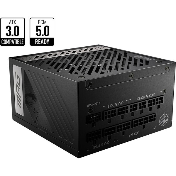 MSI MPG A850G PCIE5 850W MPG A850G PCIE5 Černá