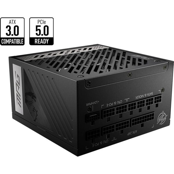 MSI MPG A1000G PCIE5 1000W MPG A1000G PCIE5 Černá