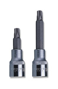Zástrčné hlavice Torx, 1/2", velikosti T20-T70, délka 58 mm - JONNESWAY Velikost: T20
