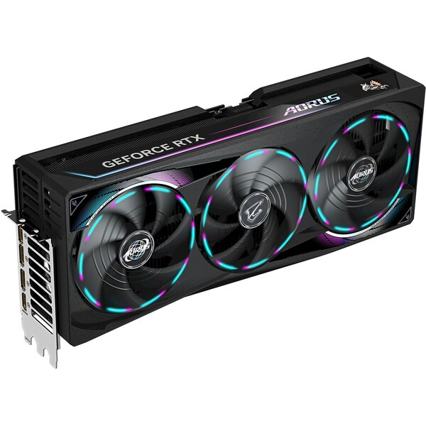 GIGABYTE AORUS NVIDIA GeForce RTX 5090 MASTER 32G (GV-N5090AORUS M-32GD) Černá/stříbrná
