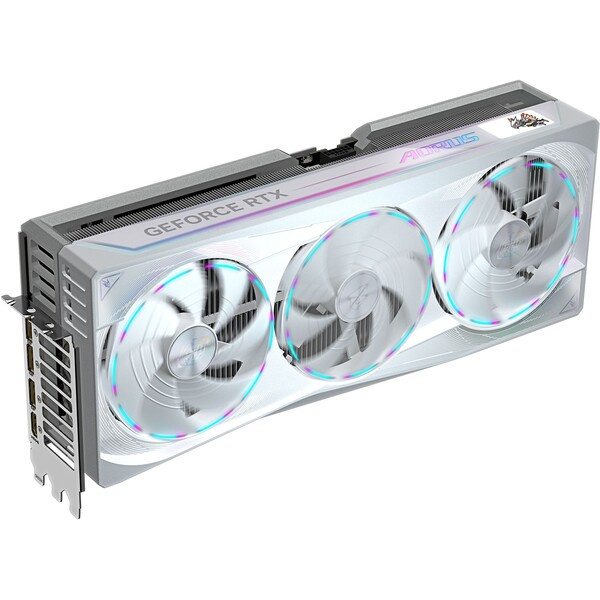GIGABYTE AORUS NVIDIA GeForce RTX 5090 MASTER ICE 32G (GV-N5090AORUSM ICE-32GD) Bílá
