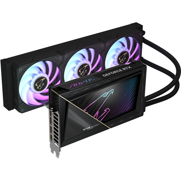 GIGABYTE AORUS NVIDIA GeForce RTX 5090 XTREME WATERFORCE 32G (GV-N5090AORUSX W-32GD) Černá
