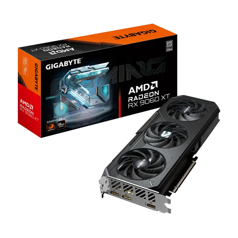 GIGABYTE AMD Radeon RX 9060 XT GAMING 8G 8GB GDDR6 (GV-R9060XTGAMING-8GD) Černá