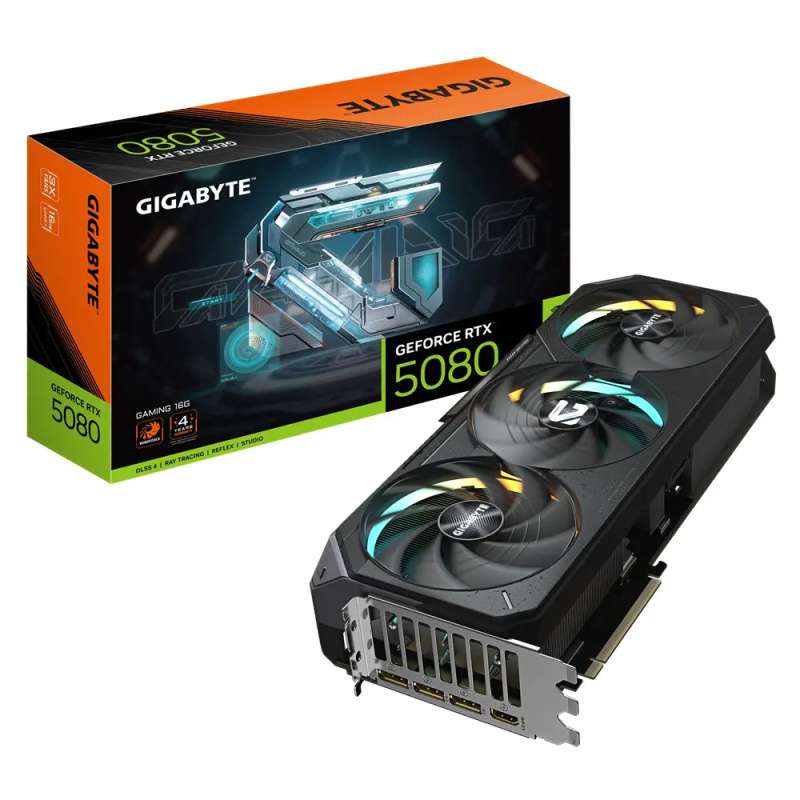Gigabyte GeForce RTX 5080 GAMING 16G Černá