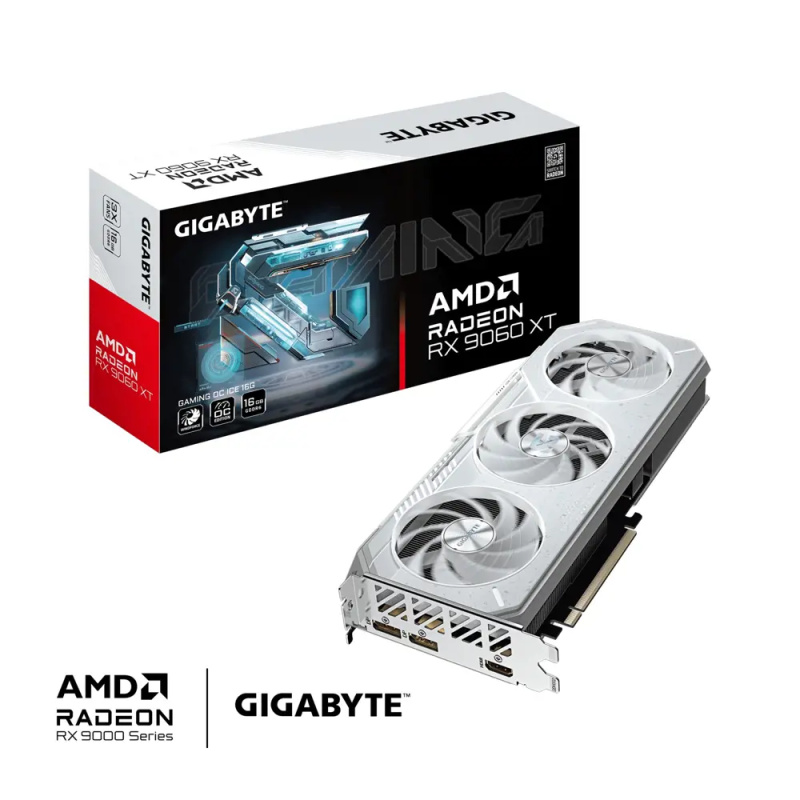 GIGABYTE AMD Radeon RX 9060 XT GAMING OC ICE 16G
