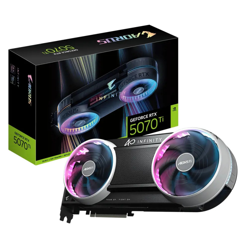 Gigabyte AORUS GeForce RTX 5070 Ti INFINITY/Gaming/16GB/GDDR7