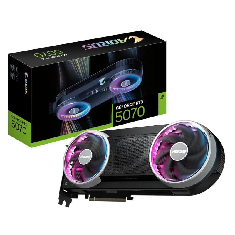 AORUS GeForce RTX 5070 INFINITY/Gaming/12GB/GDDR7