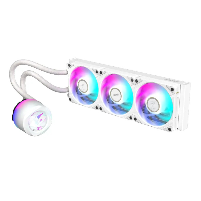 GIGABYTE AORUS WATERFORCE X II 360I vodní chladič GP-AORUS WATERFORCEX II 360I Bílá
