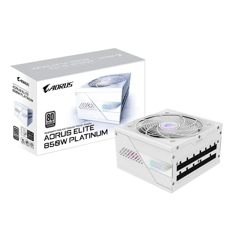 Gigabyte AORUS ELITE P850W GP-AE850PM PG5 ICE Bílá