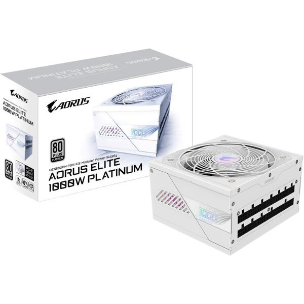 Gigabyte AORUS ELITE P1000W ICE GP-AE1000PM PG5 ICE Bílá