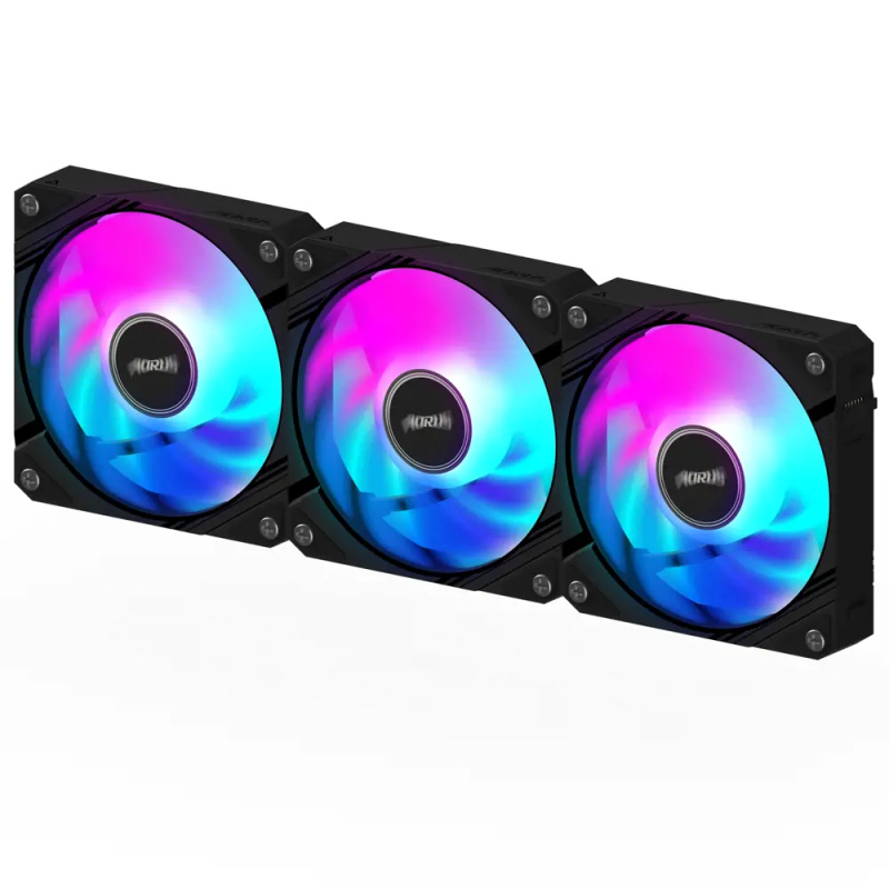 GIGABYTE AORUS EZ CHAIN FAN 120 (3-Pack) (GP-ECFAN1203) Černá
