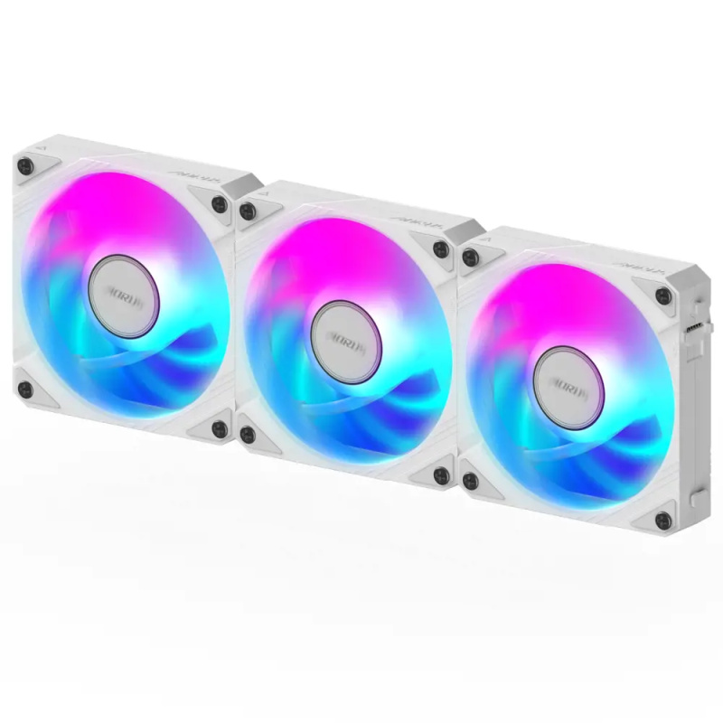 GIGABYTE AORUS EZ CHAIN FAN 120 ICE (3-Pack) (GP-ECFAN1203 ICE) Bílá