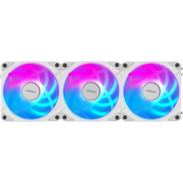 GIGABYTE AORUS EZ CHAIN FAN 120 ICE (3-Pack) (GP-ECFAN1203 ICE) Bílá