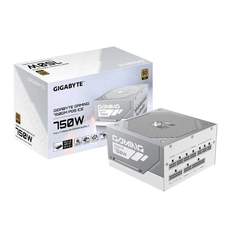 GIGABYTE GAMING 750W 80PLUS Gold Modular white