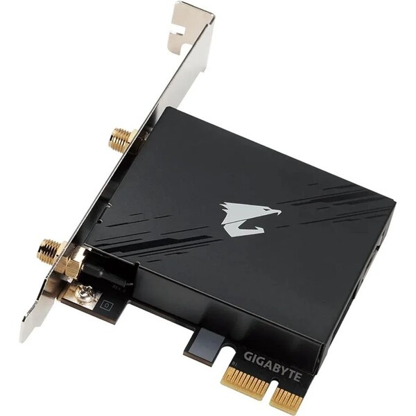 GIGABYTE PCI-E Wi-Fi 6E rozšiřující karta GC-WBAX210 Černá