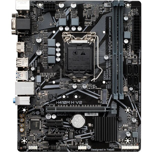GIGABYTE H410M H V2 H410M H V2 Černá