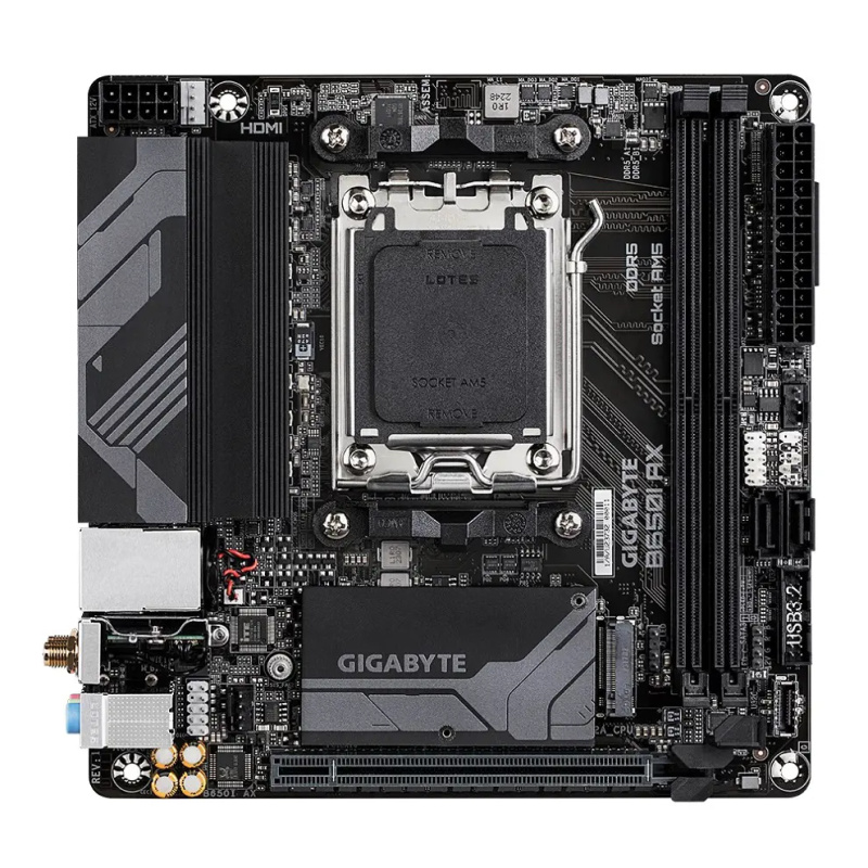 GIGABYTE B650I AX Černá