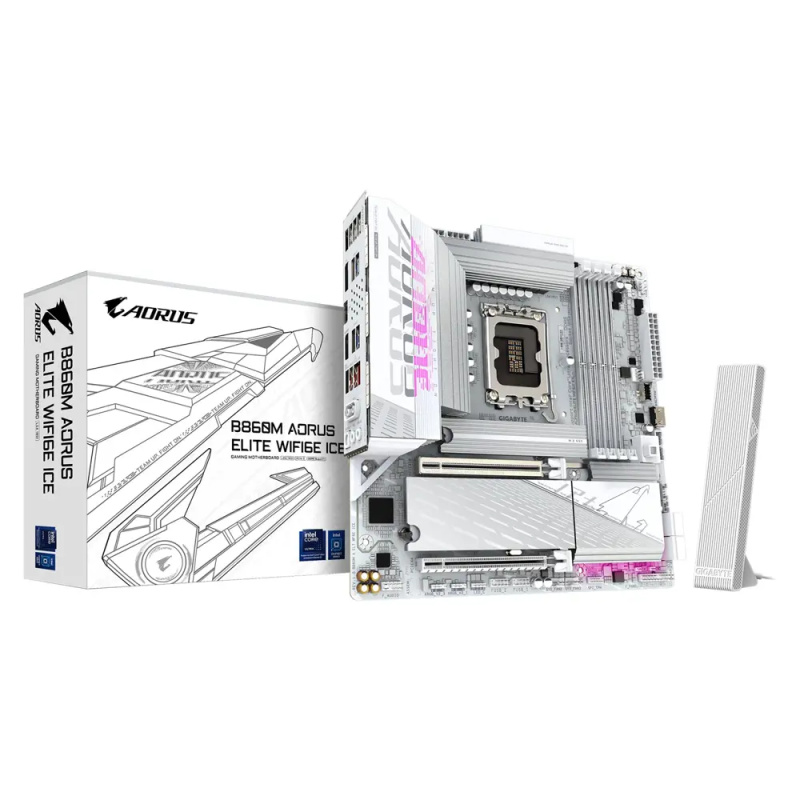 GIGABYTE B860M A ELITE WF6E ICE (B860M A ELITE WF6E ICE)