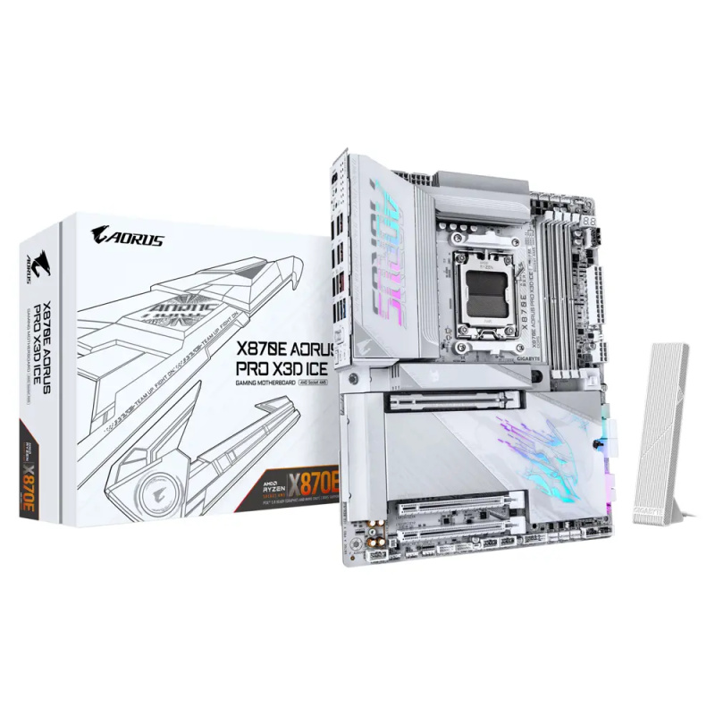 GIGABYTE X870E AORUS PRO X3D ICE (X870E A PRO X ICE)