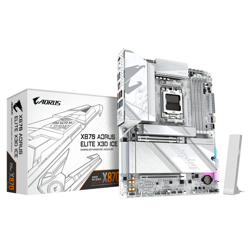GIGABYTE X870 AORUS ELITE X3D ICE (X870 A ELITE X ICE)