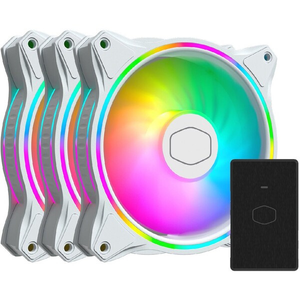 Cooler Master MasterFan MF120 Halo 3in1 bílý MFL-B2DW-183PA-R1