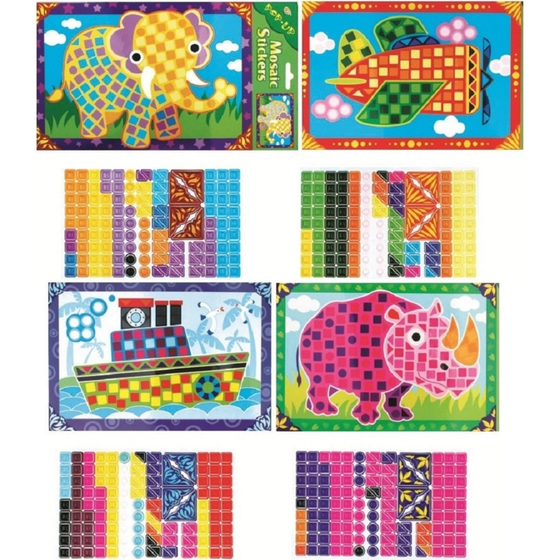 Anděl Přerov Mozaika s prostorovými samolepícími dílky, 17 x 31 cm