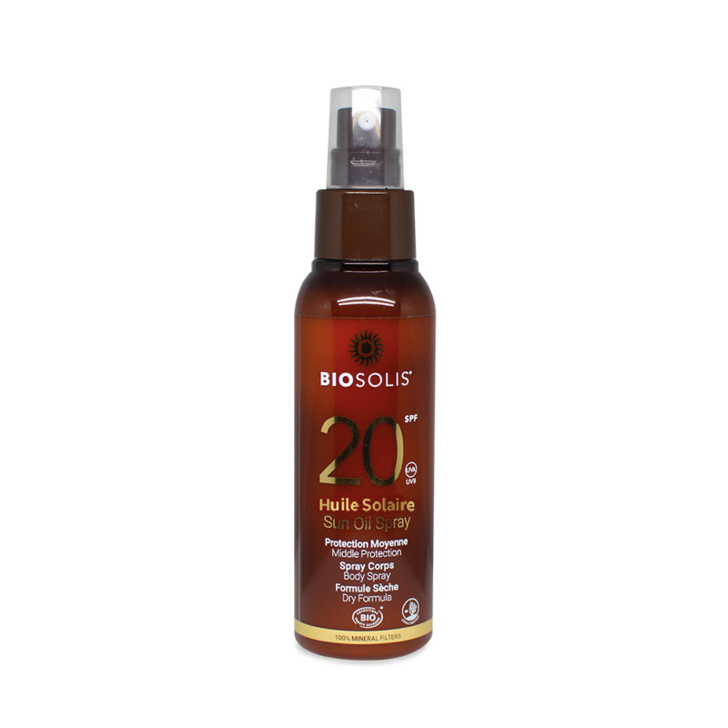 BIOSOLIS Hydratační a sublimační opalovací olej SPF20, 100 ml