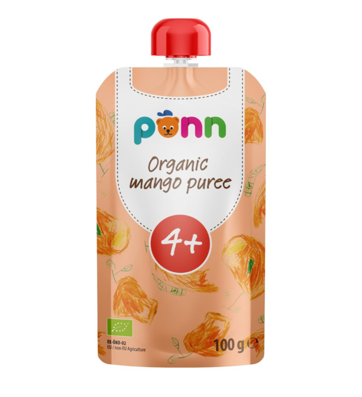SALVEST Põnn Ovocná kapsička Mango 100% BIO 100 g