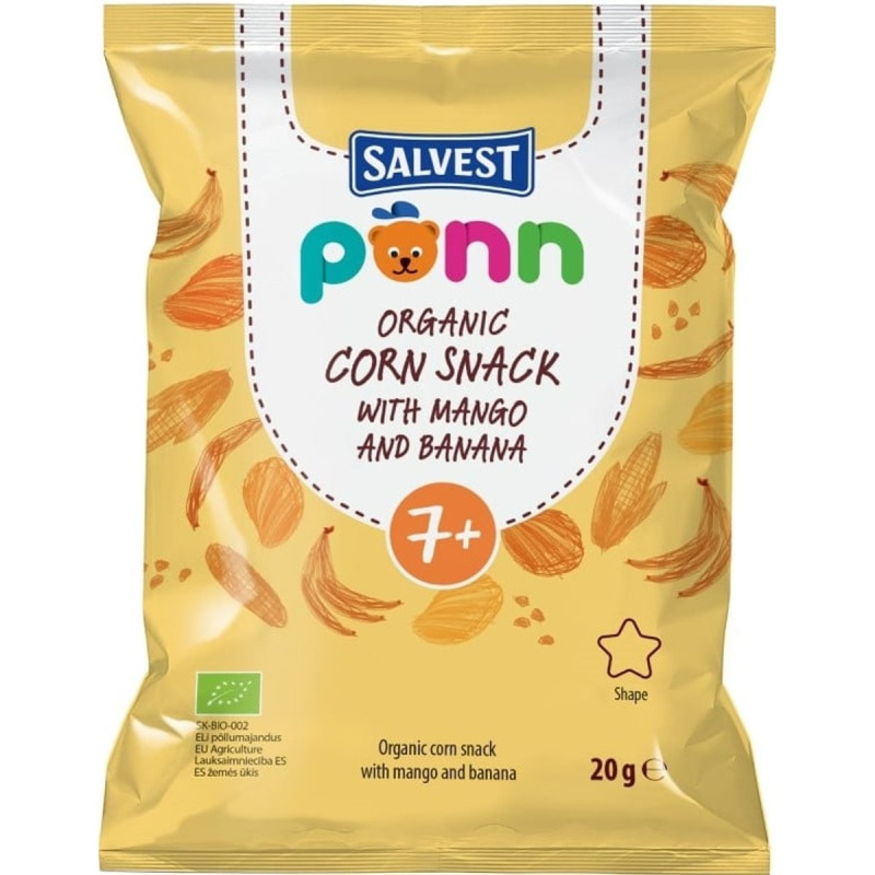Salvest Põnn BIO Mangové křupky