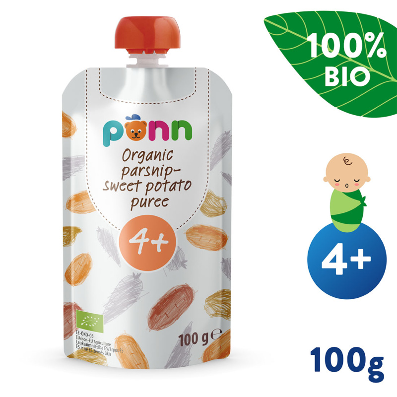 SALVEST Põnn pyré z pastináku a batátů BIO 100 g