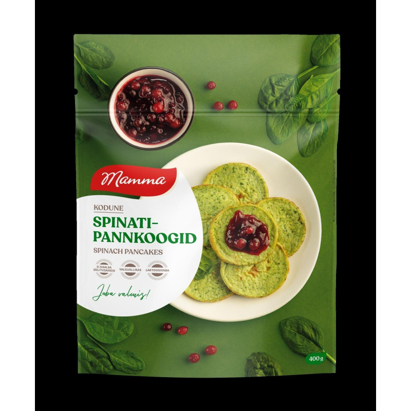 Curd pancakes with spinach MAMMA, 12x 400g