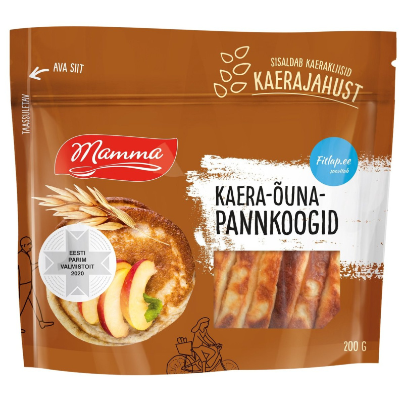 Mamma Ovesné mini palačinky s jablky