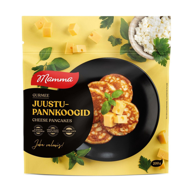 Curd pancakes with cheese MAMMA, 16x200g
