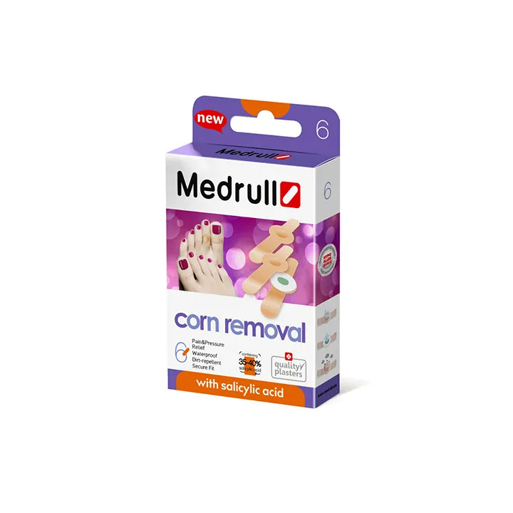 Medrull Náplasti k odstranění kuřího oka 6 ks