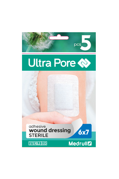 MEDRULL Samolepicí sterilní náplast 6 x 7 cm 5 kusů