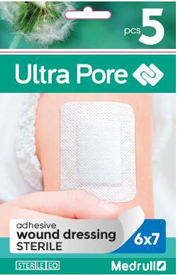 MEDRULL Samolepicí sterilní náplast 6 x 7 cm 5 kusů