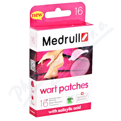 MEDRULL Náplasti na bradavice 16 ks
