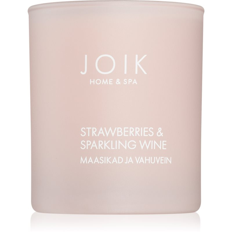 JOIK Home & Spa Strawberries & Sparkling Wine vonná svíčka 150 g