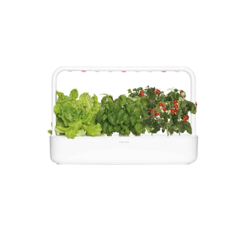 Click and Grow Smart Garden 9 chytrý květináč + 9ks kapslí se semínky bílý