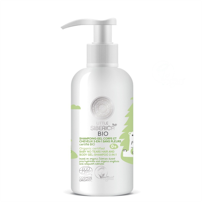 Natura Siberica Little Siberica BIO mycí gel na tělo a vlasy pro děti od narození 250 ml