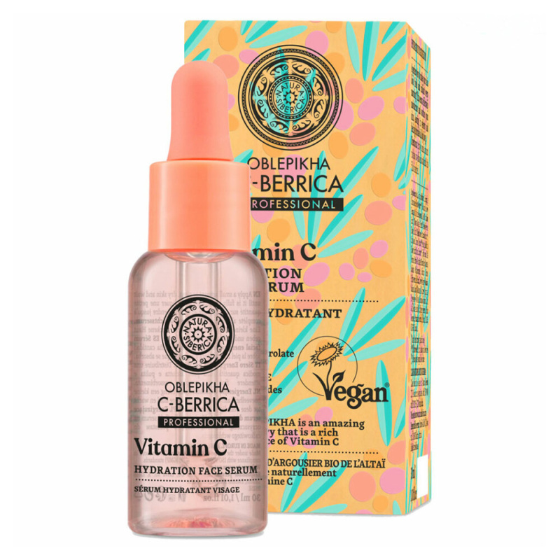Natura Siberica Oblepikha C-Berrica hydratační pleťové sérum s vitaminem C 30 ml