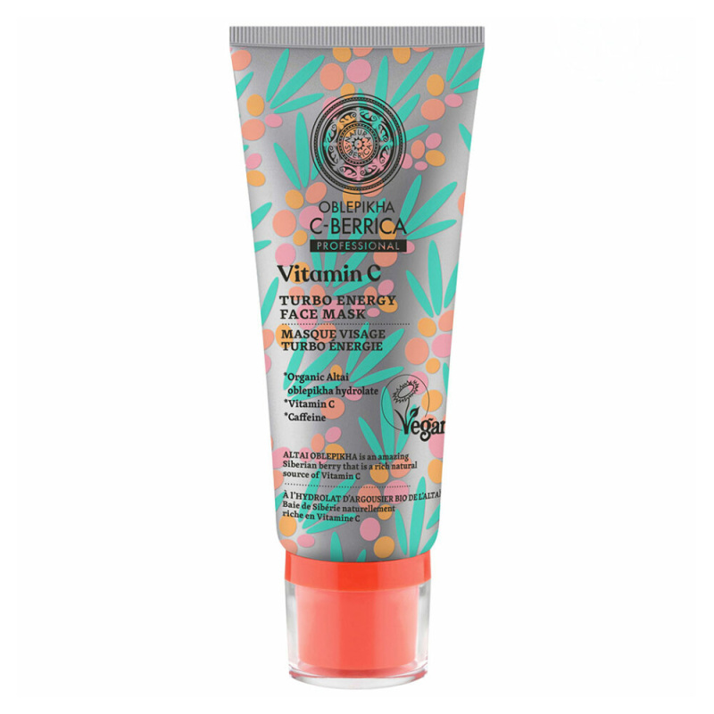 Natura Siberica Oblepikha C-Berrica energizující pleťová maska s vitaminem C 100 ml