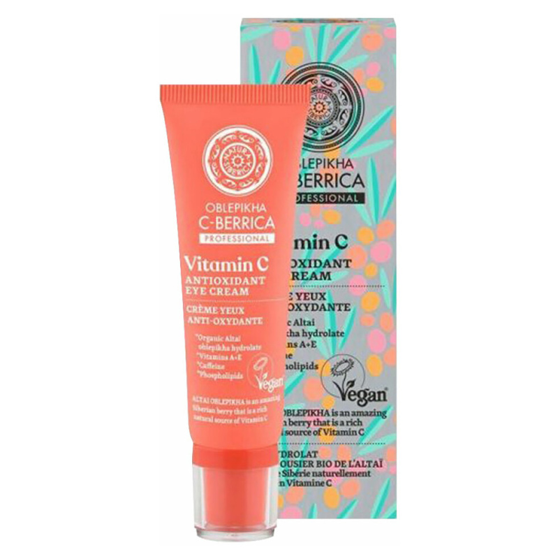 Natura Siberica Oblepikha C-Berrica antioxidační oční krém s vitaminem C 30 ml