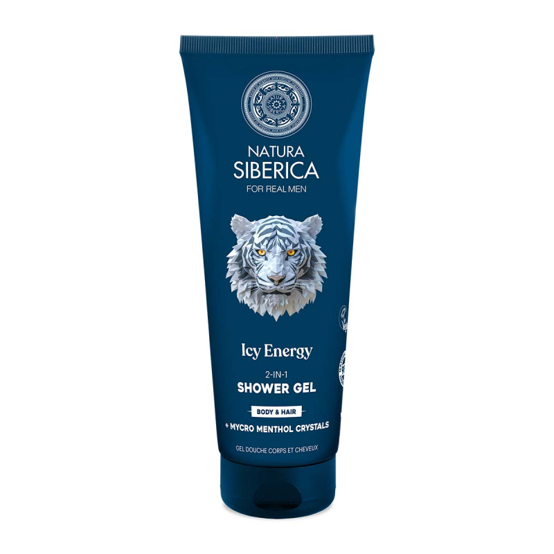 NATURA SIBERICA Arctic Wild Sprchový gel 2 v 1 Ledová energie 200 ml