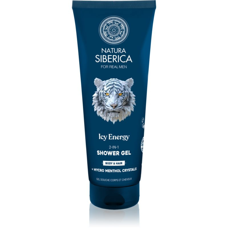 NATURA SIBERICA Arctic Wild Sprchový gel 2 v 1 Ledová energie 200 ml