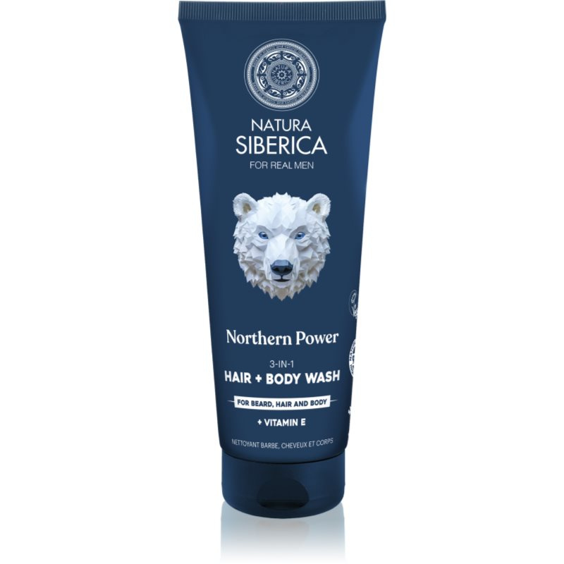 NATURA SIBERICA Arctic Wild Mycí gel 3 v 1 Severní síla 200 ml