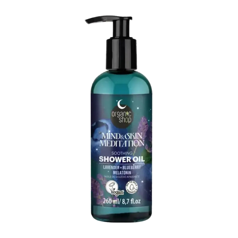 NATURA SIBERICA Organic shop sleeping zklidňující sprchový olej mind&skin meditation 260 ml