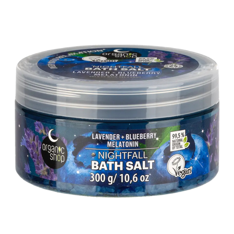 Organic Shop Sůl do koupele Levandule a borůvky