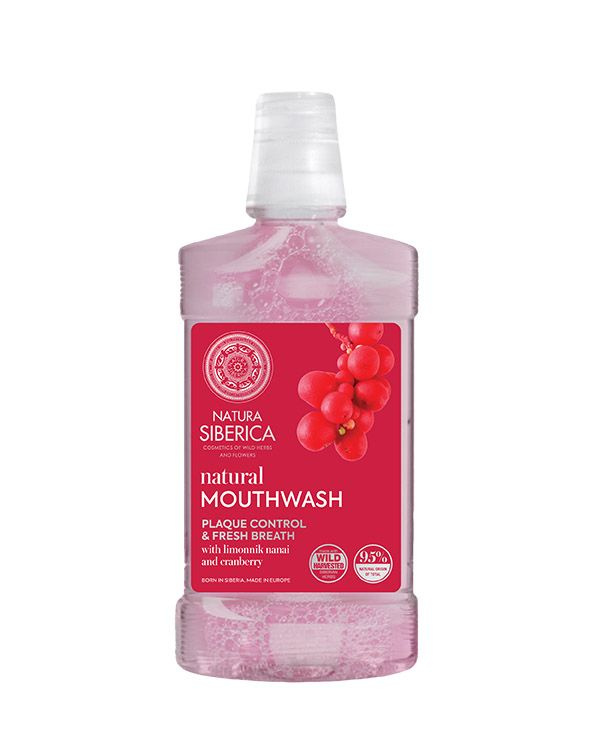 NATURA SIBERICA Ústní voda s Limonnikem nanai a Brusinkami 520 ml